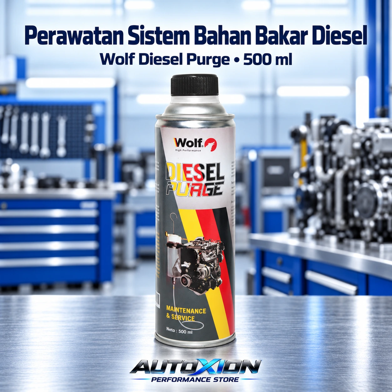 Kaleng WOLF Diesel Purge 500 ml
