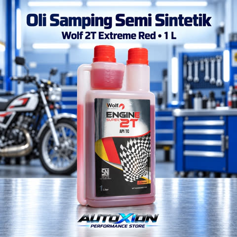 WOLF Engine Super 2T Extreme Red 1 Liter