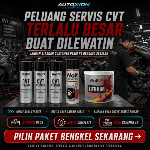 Paket Cairan Servis CVT Bengkel